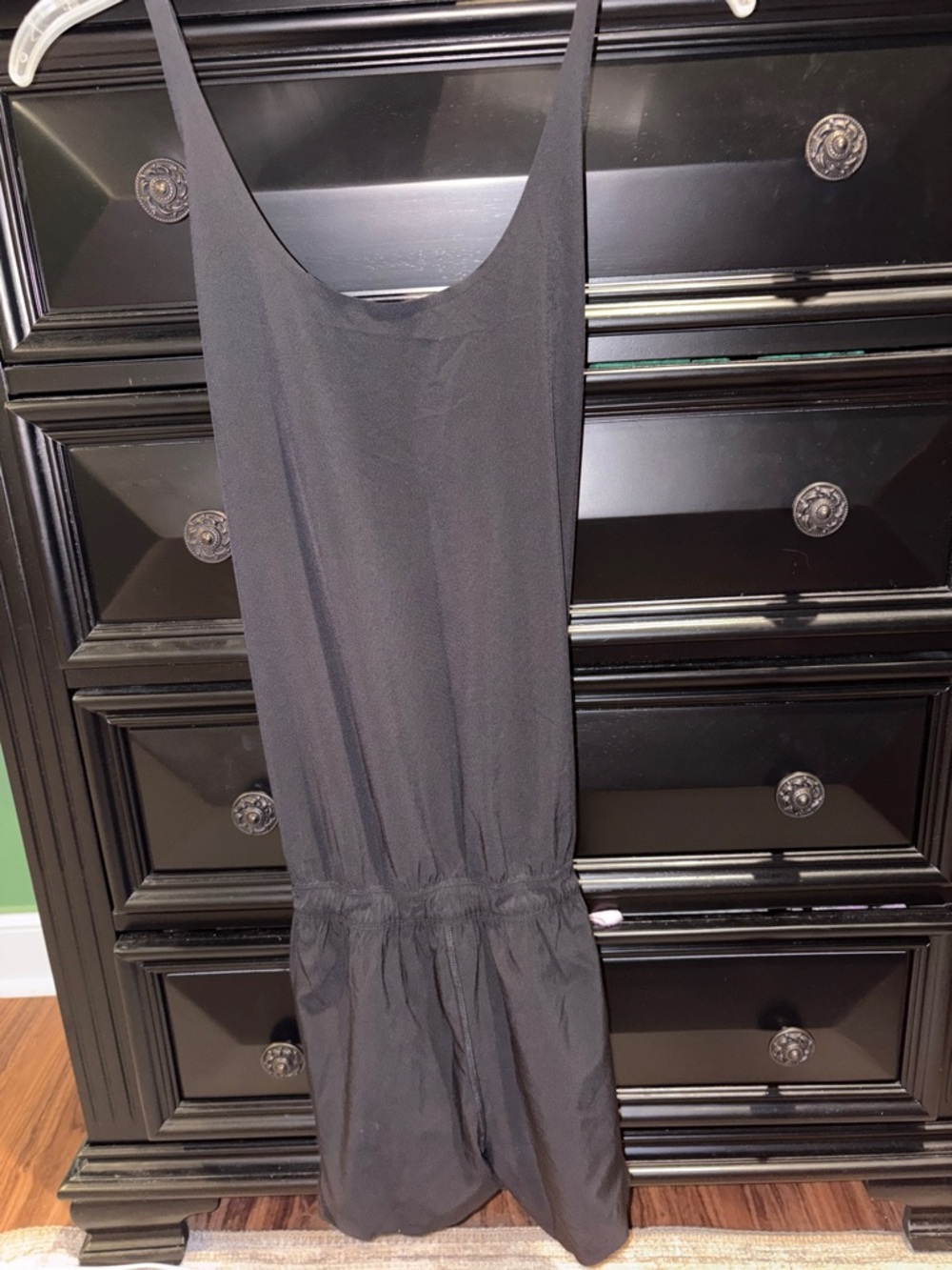Athleta Black Sleeveless Romper